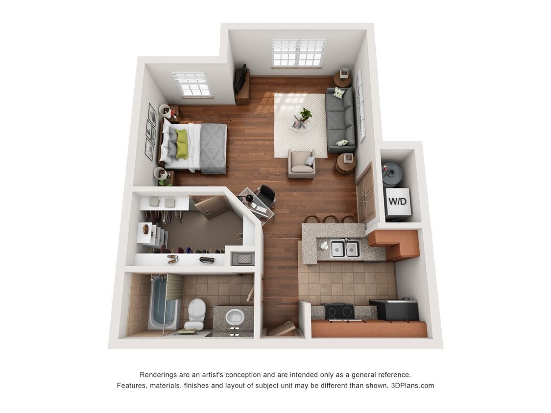 Montage at Cinco Ranch - The Surrey - 1 Beds - 1 Baths - 521 Sq. ft. - The Surrey