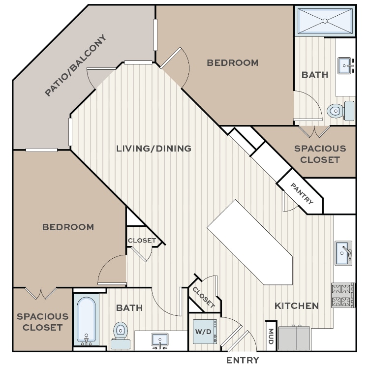 B4_133111.png - Two Bedroom (B4)