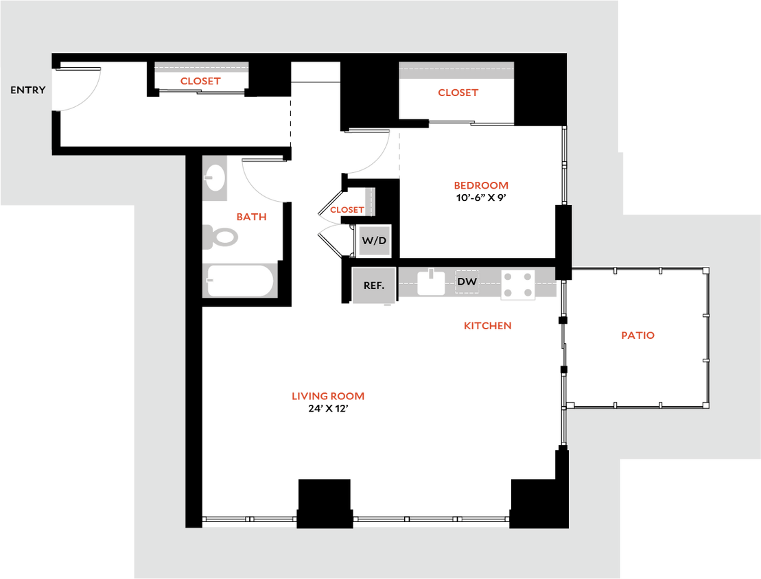 Floor Plan - Plan 1U