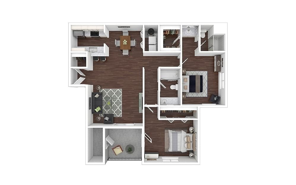 Floor Plan - La Cholla - Renovated