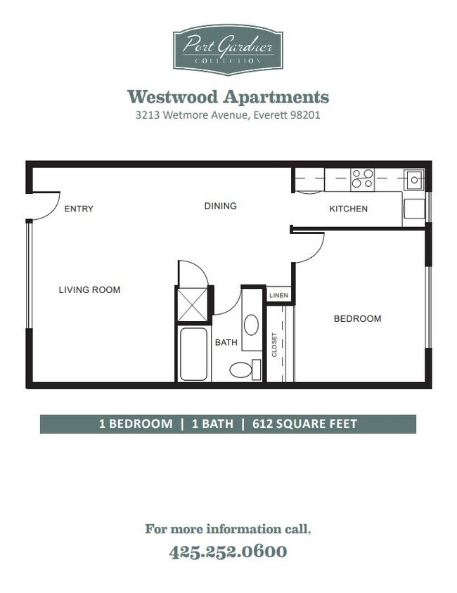 Floor Plan - 1x1
