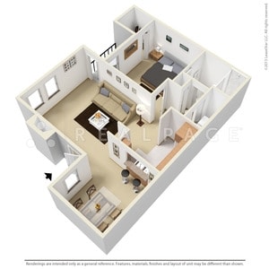 1BR/1BA - A3