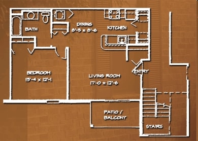1BR/1BA - 1 BR/ 1 BA