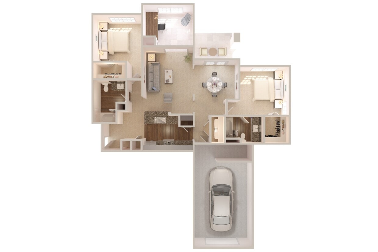 Floor Plan - Swan + Garage