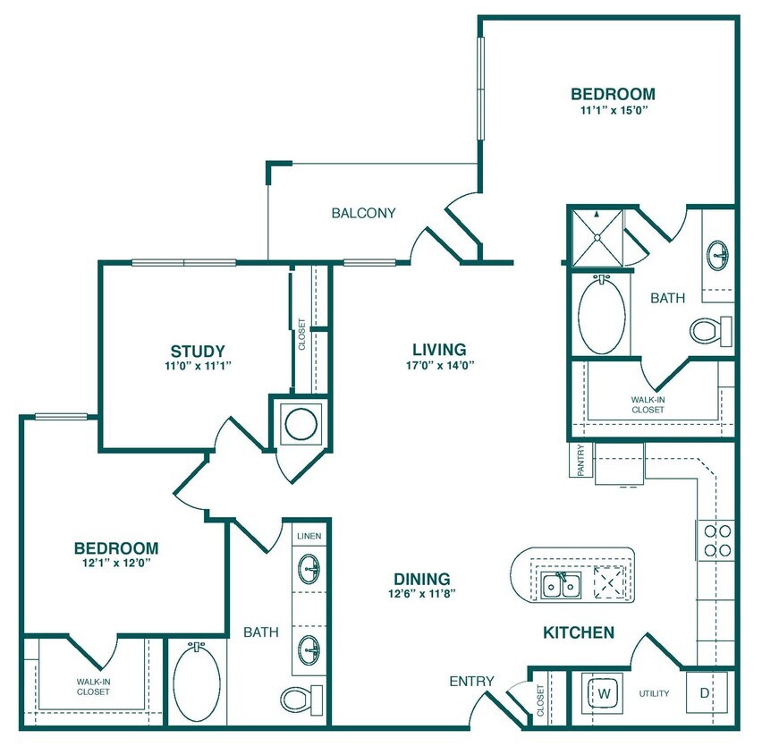 Floor Plan - The Windemere
