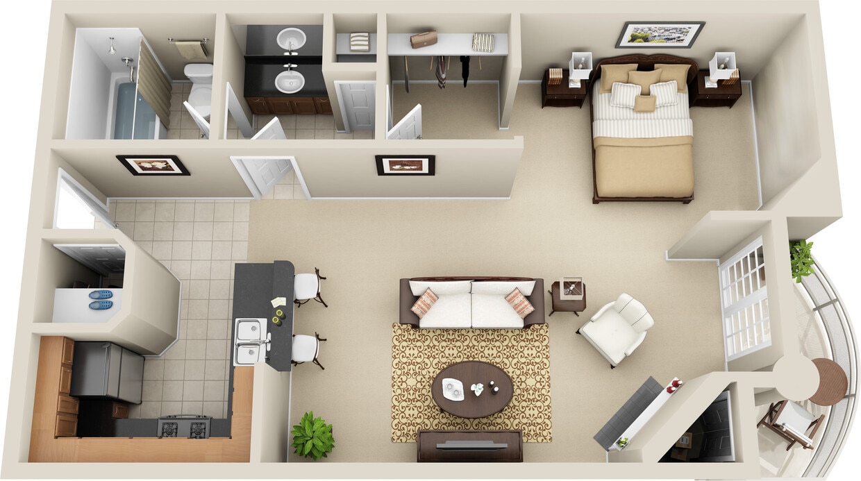Floor Plan - Studio A