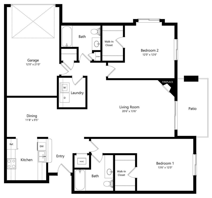 Floor Plan - Harbor