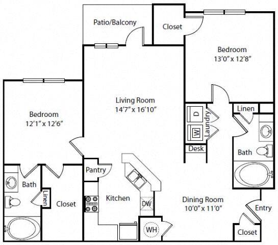 Floor Plan - 2C Renovation 2