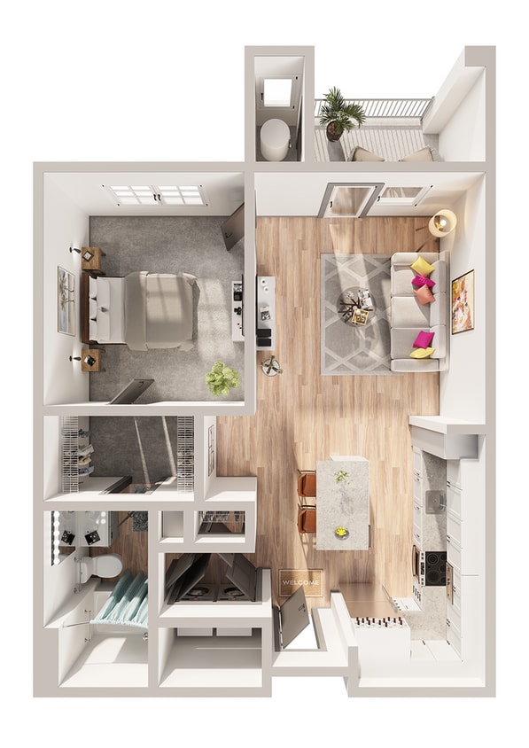 Wesley Village - A3 Floor Plan - A3