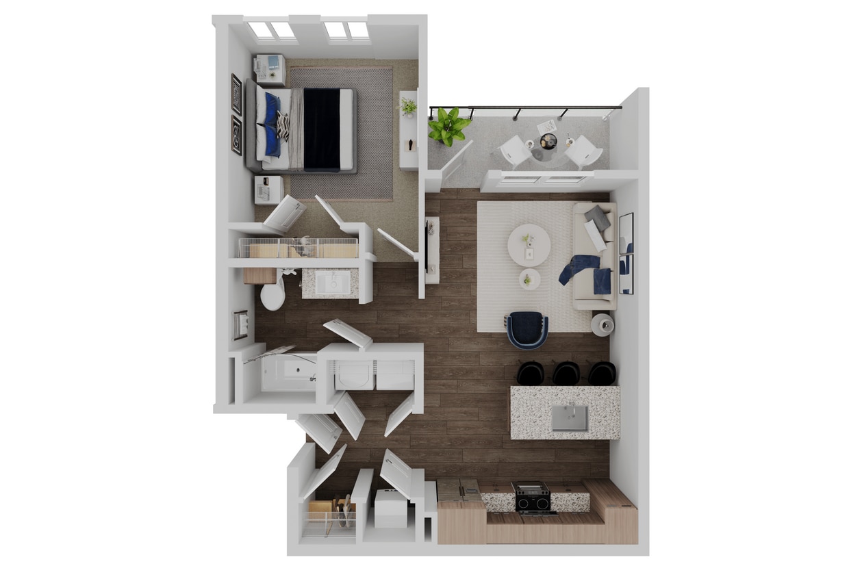 Floor Plan - The Station (A2)