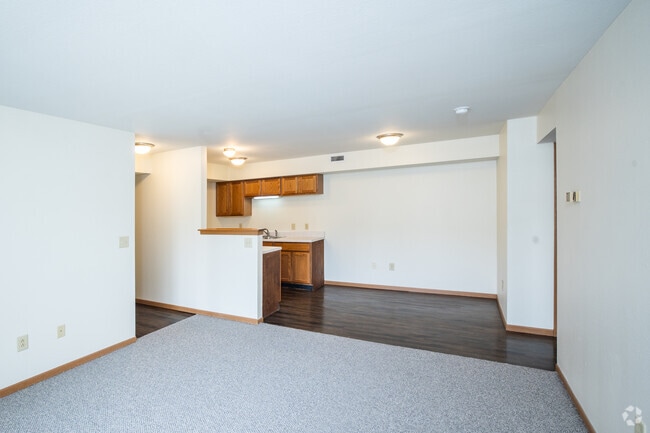2BR, 1.5BA - 980SF - Living Room - The Charleston