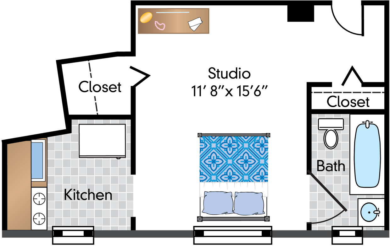 Floor Plan - Studio 10 Tier