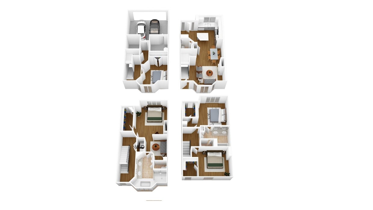 Floor Plan - D3C - Townhouse