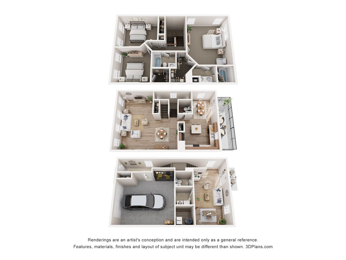 Floor Plan - Thornhill Townhome