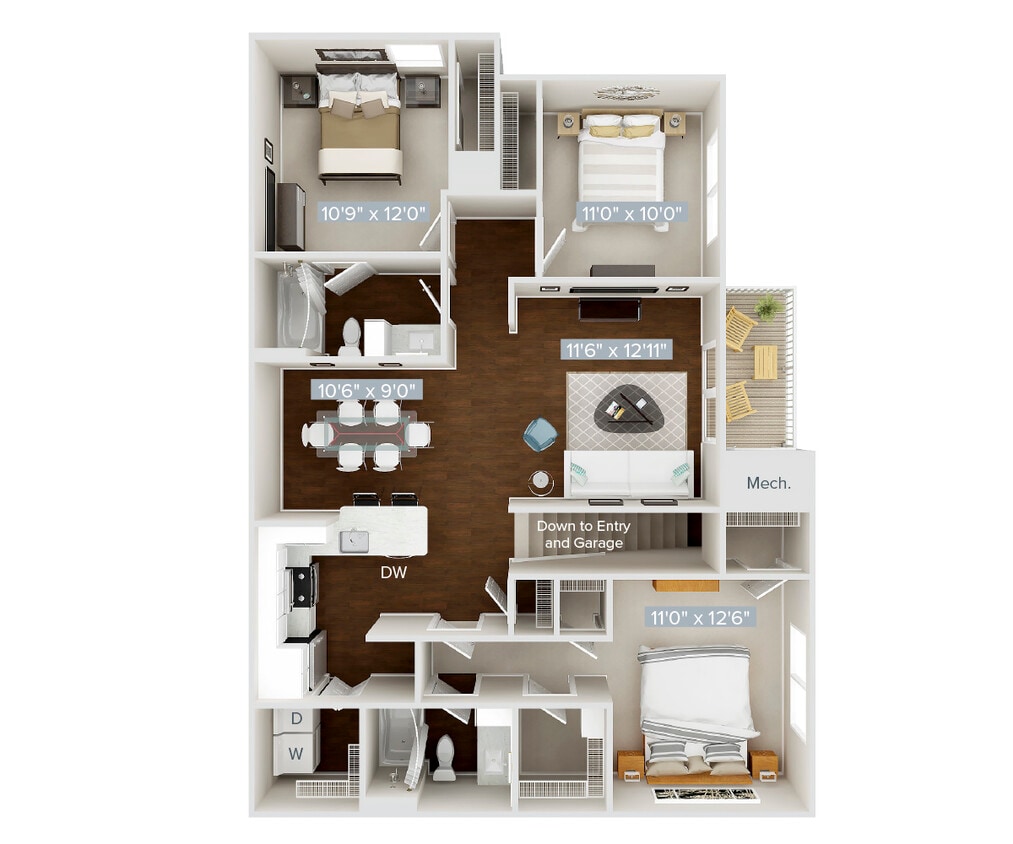 Floor Plan - C3G-1308-111