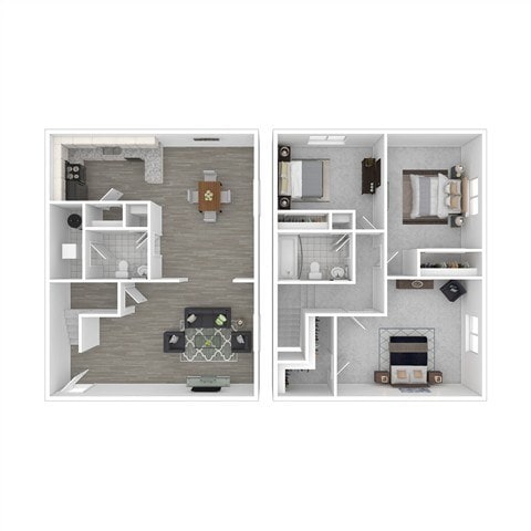 Floor Plan - 3 Bedroom 1.5 Bath