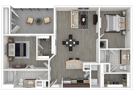 Floor Plan - Northside I, II