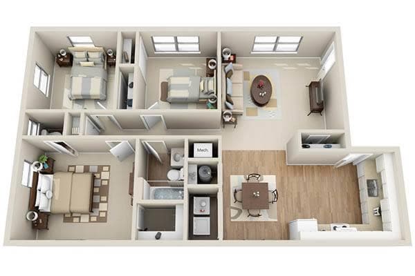 Floor Plan - The Magnolia