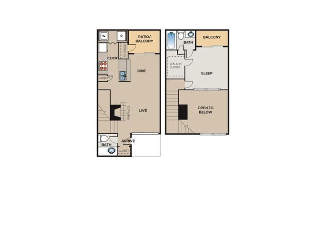 Floor Plan - A5 - TOWNHOME