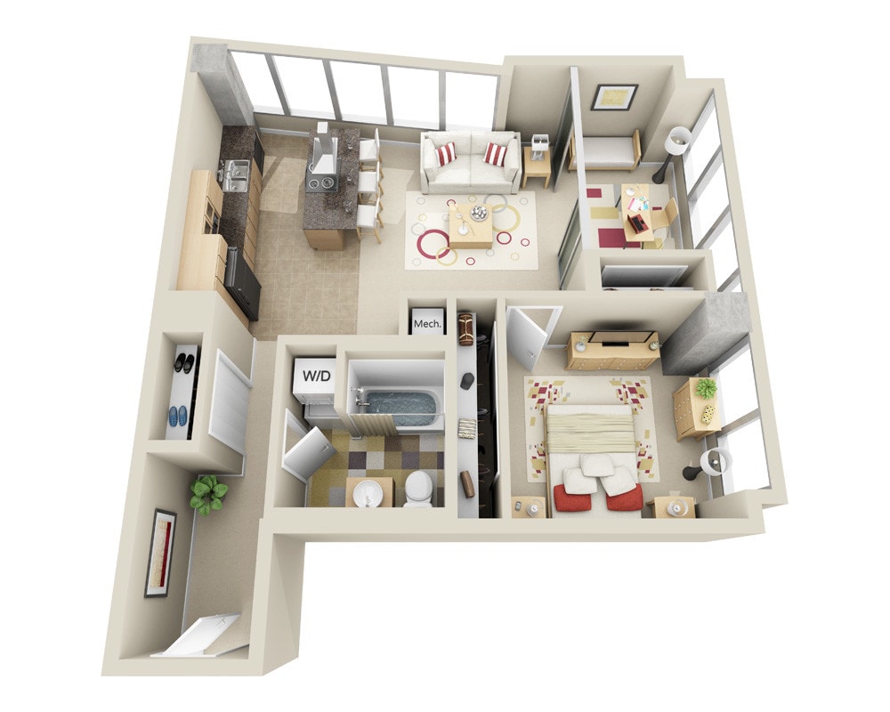 Floor Plan - Highrise A1TD