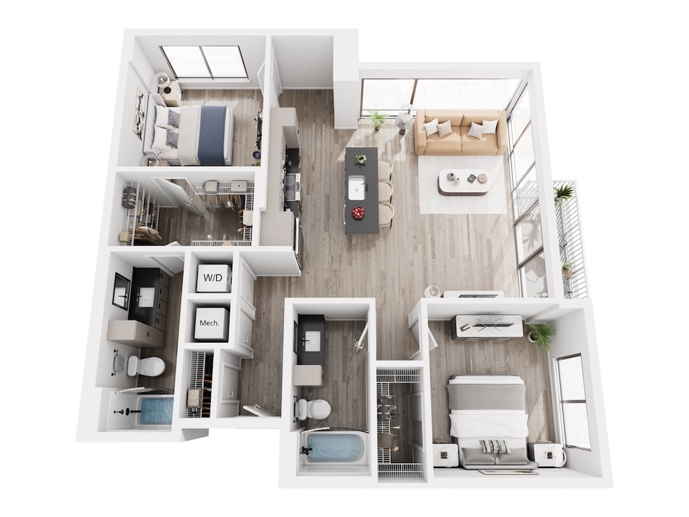 Floor Plan - B2 Renovated