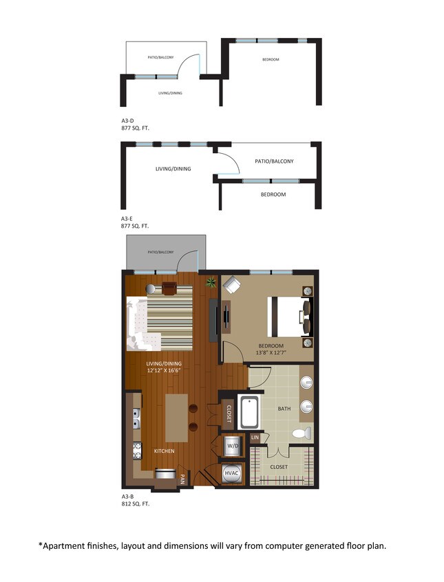 Floor Plan - A3-B Accessible Unit