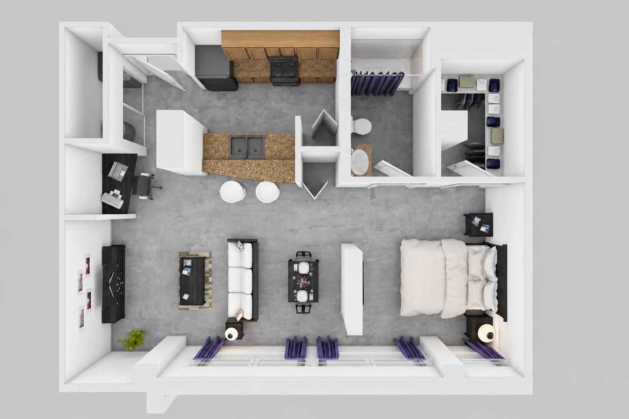 Miller.png - 1 Bedroom, 1 Bath