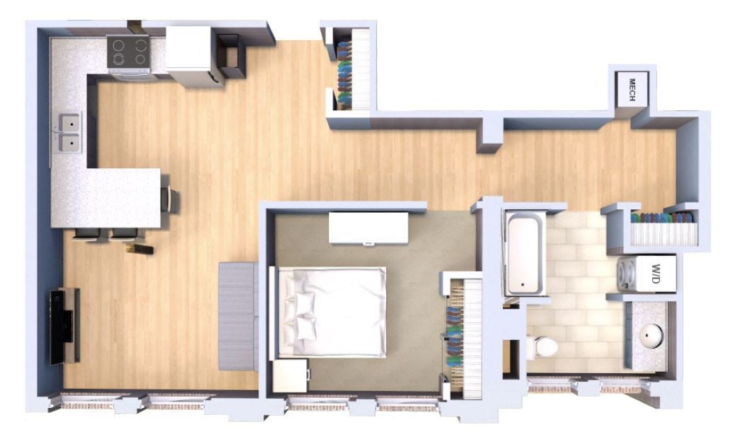 Floor Plan - Apt 509