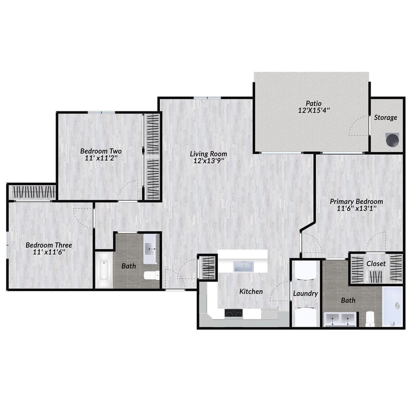 Floor Plan - Unit D