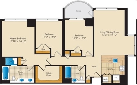 CC1 - N 3Bed 2 Bath