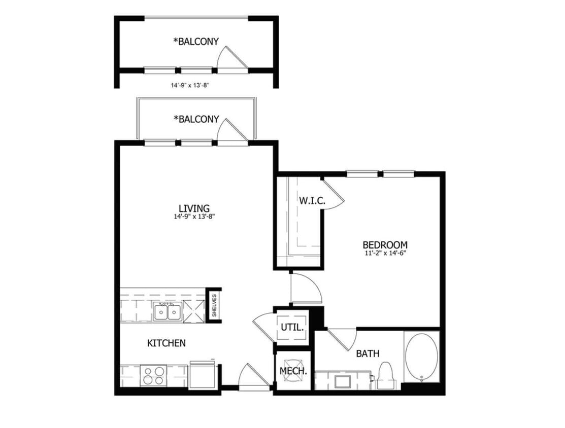 Floor Plan - Stag’s Leap 8A4