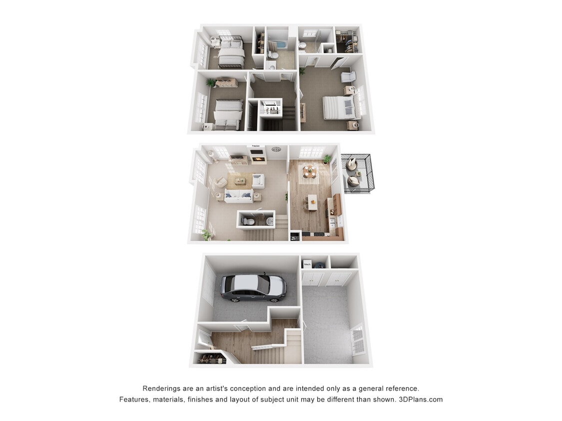Floor Plan - Tradewind Townhome