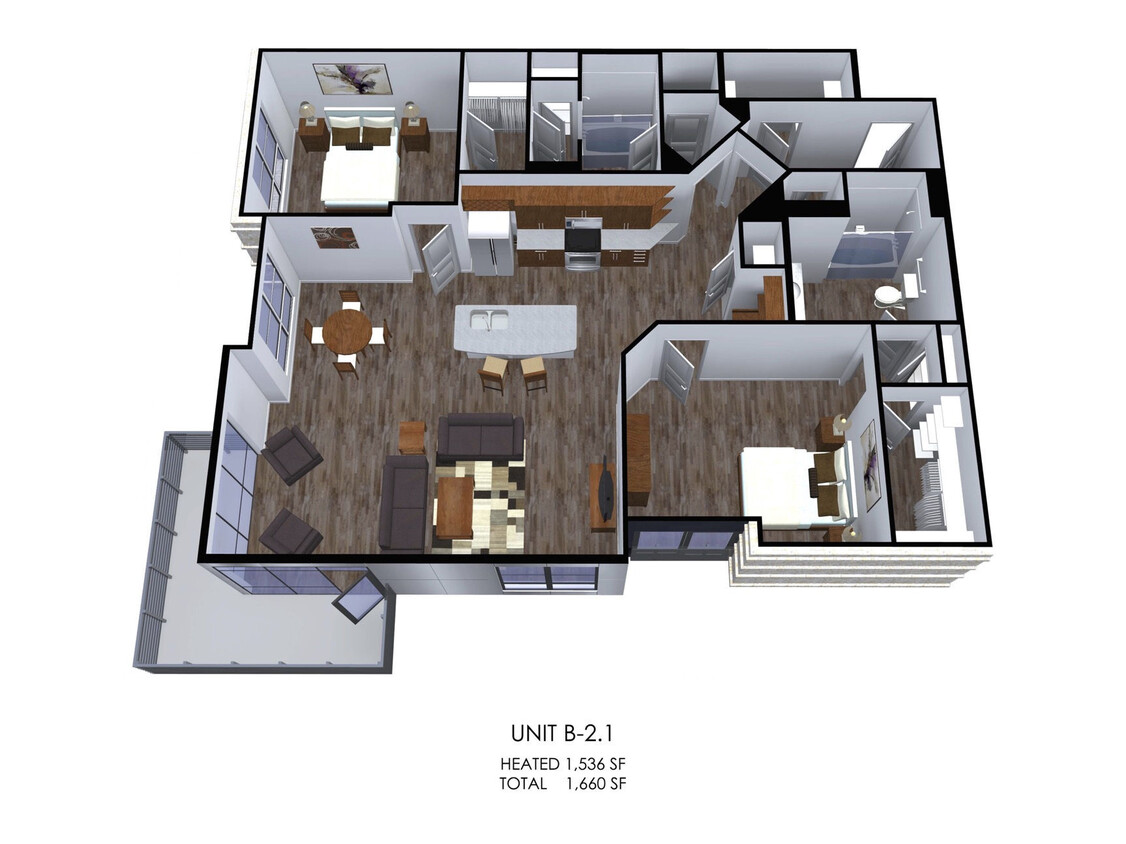 Floor Plan - 2-B2.1