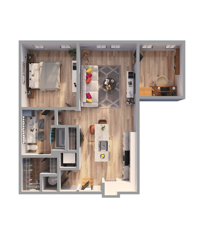 Emerson at Montford Park - A14 Floor Plan - A14