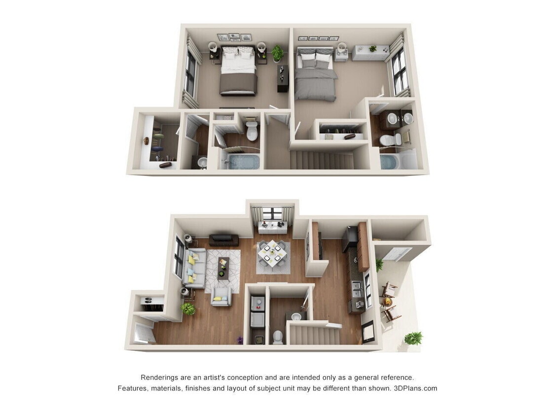 Floor Plan - B4R - Drake Townhouse