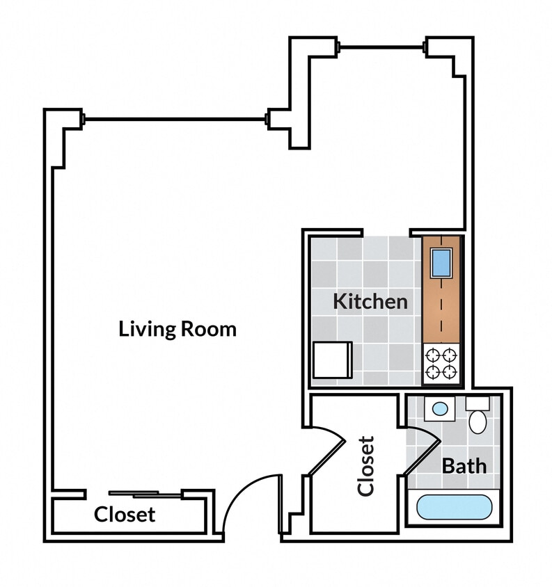 Floor Plan - Studio 24 Tier