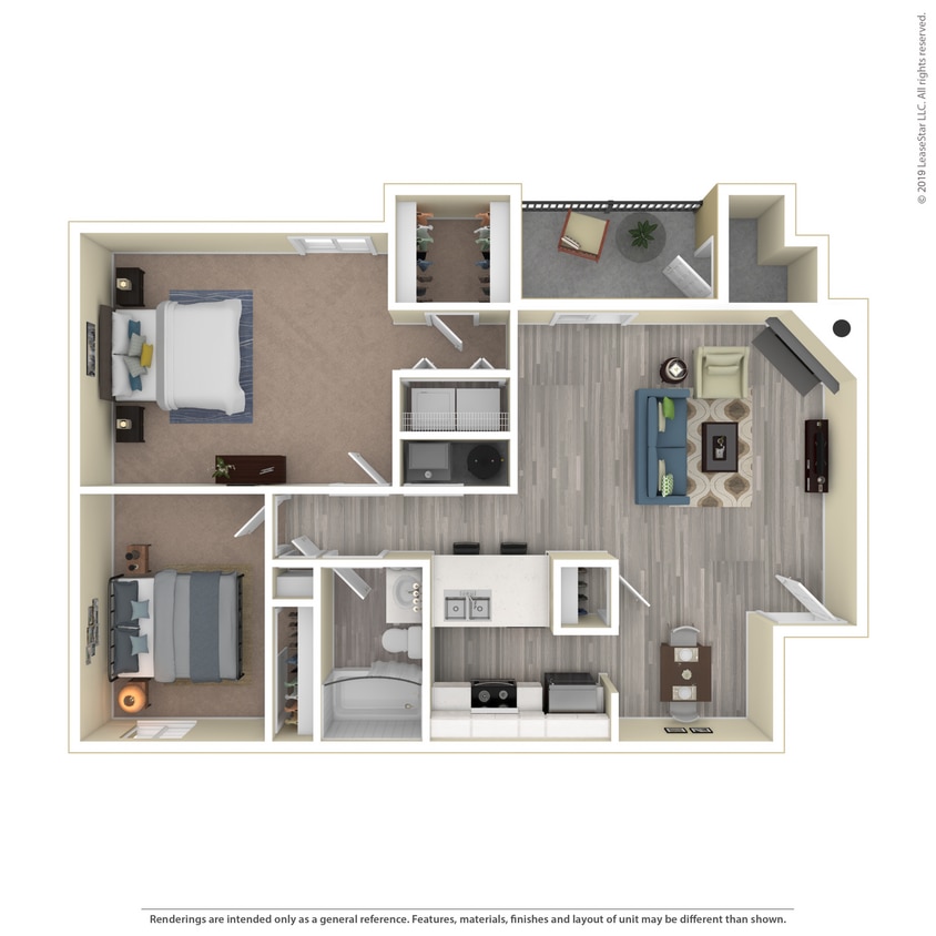 Floor Plan - 2x1 Upgraded