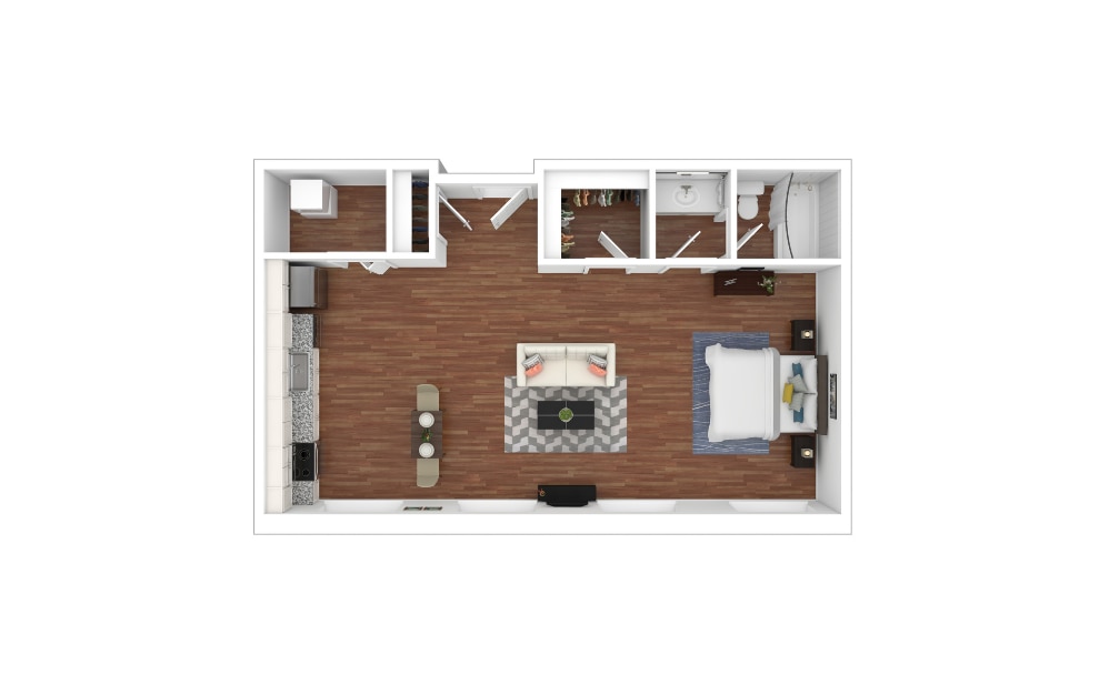 Floor Plan - Weaver or Long Studio