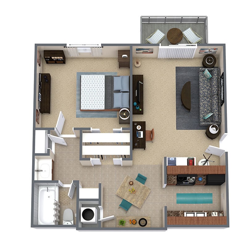 Floor Plan - Studio