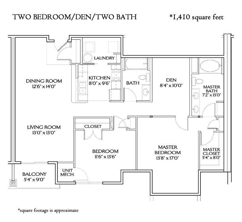 Floor Plan - The Mediterranean
