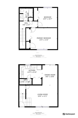 Woodside Village Townhome - 2 Bedroom, 1.5 Bath