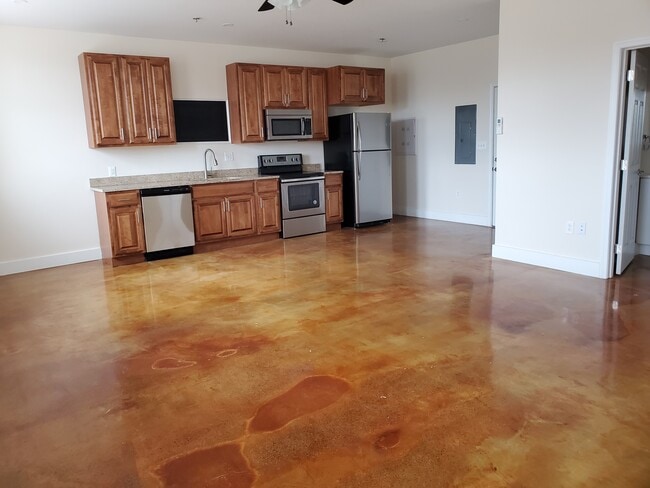 Unit 103 Living Area - Garland Rodes Apartments