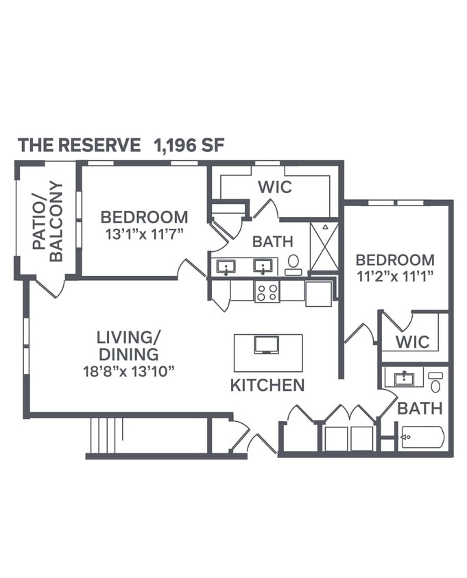 Floor Plan - The Reserve - Attached Garage