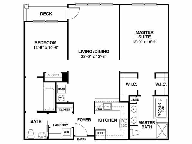 2 bedroom 2 bath with garage - Farnsworth