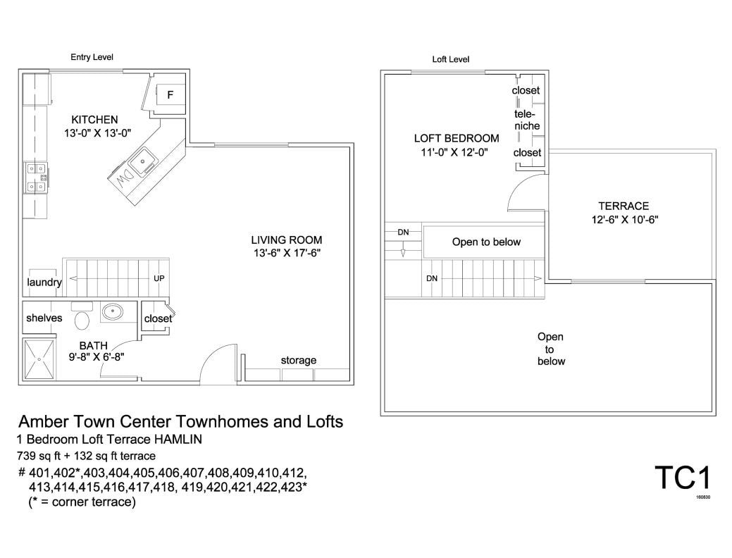 Floor Plan - Loft Terrace