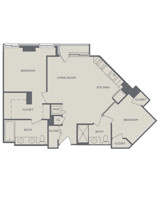 Floor Plan - Two Bedroom B