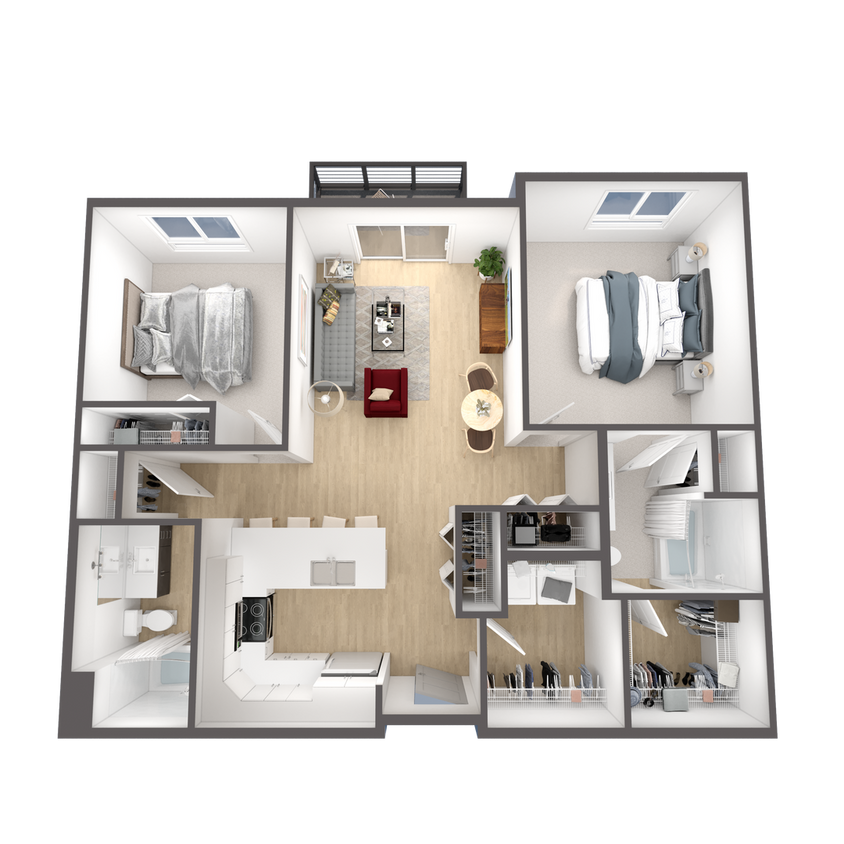 Floor Plan - Hatfield (2B-SIM) 