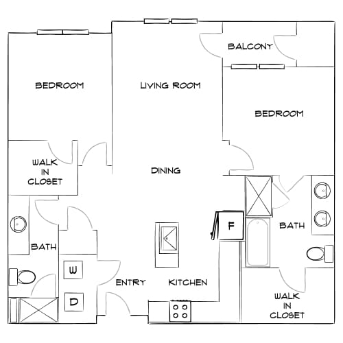 Floor Plan - Design 2B20