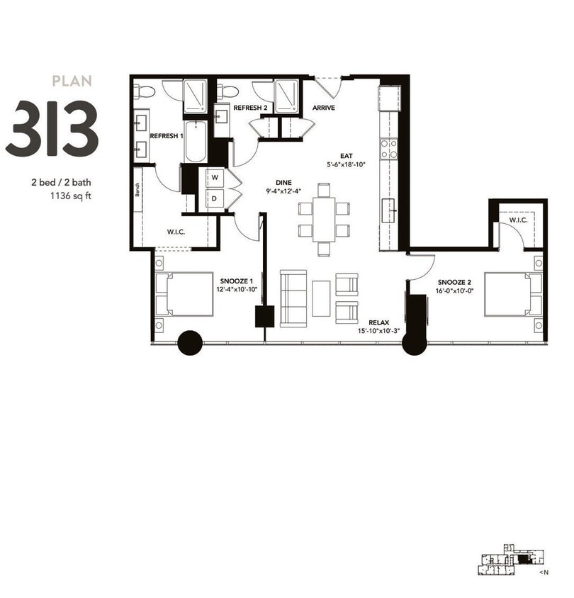 Floor Plan - 1136