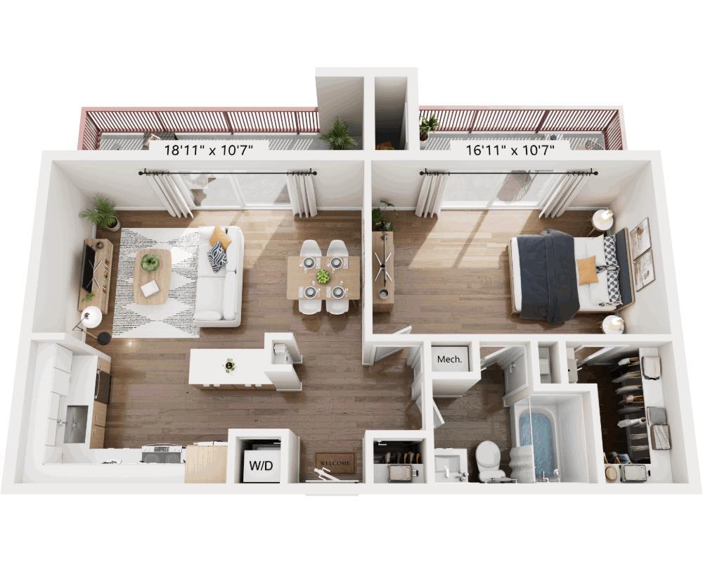 Floor Plan - Peninsula (A1E)